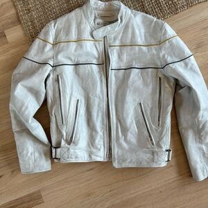 Wilsons Leather White Lightweight Jacket